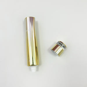 Tubos de plástico ABL de oro brillante, tamaños de 50-100g <span class=keywords><strong>con</strong></span> tapa de gota de agua acrílica para cosméticos, pasta de dientes, loción bronceadora - Product Image 5