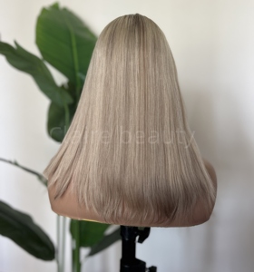 Peluca Judía con Encaje Dorado para Mujer, Cabello Judío, Cabello Virgen Remy Alineado y Queratinizado, Sin Pegamento, Pelucas Judías Largas y Lisas - Product Image 6