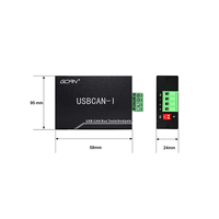 Outil de décodage de diagnostic de données CAN Bus automobile Adaptateur d'analyseur de bus monocanal/double canal avec interface CAN