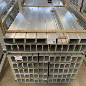 Fornitura Spot di tubo quadrato in alluminio <span class=keywords><strong>6063</strong></span> tubo quadrato in alluminio lavorazione di piccolo diametro profilo in lega di alluminio all'ingrosso - Product Image 2