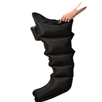Bottes de massage sans fil rechargeables pour les jambes, avec 5 chambres à air, structure de compression pneumatique, double unité principale détachable, outil de massage à domicile