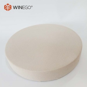 Panel de pared acústico de tela de HIDROFOBICIDAD DE WINEGO Panel de lana acústica de fibra de vidrio de tela acústica ignífuga para gimnasio - Product Image 3