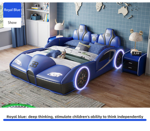 <span class=keywords><strong>Letto</strong></span> per bambini a forma di auto sportive con luci a LED-moderno <span class=keywords><strong>letto</strong></span> per bambini <span class=keywords><strong>imbottito</strong></span> per ragazzi - Product Image 5
