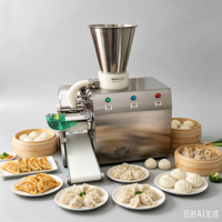 Machine commerciale de fabrication de shaomai, siomai, shumai, momo, machine à façonner et à emballer les raviolis
