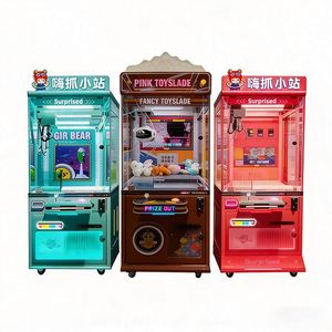 Machine à griffes d'arcade de table en métal avec accepteur de pièces et billets, boîte à bonbons et unité de capture de prix, construction en acier inoxydable - Product Image 3