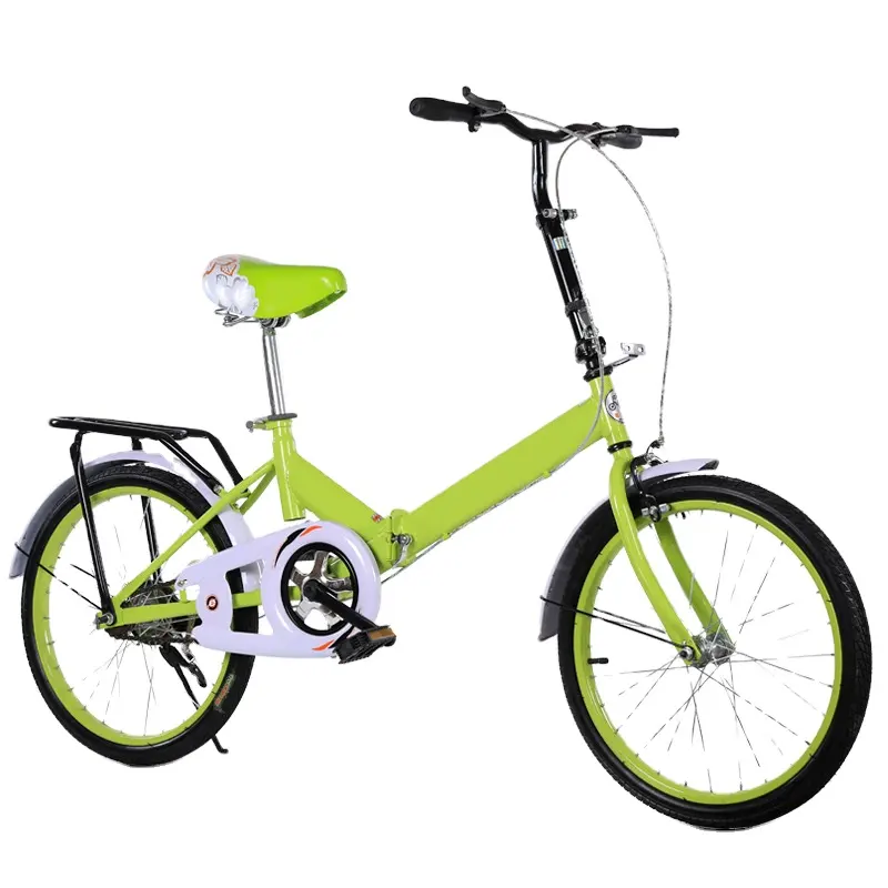 Mini Folding Bike 20 Inch Steel Frame City Folding Bike Men Or Women Lightweight Folding Bicycles