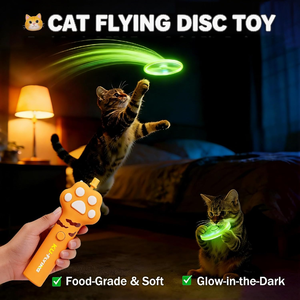 Nuovo Lanciatore di Giocattoli per <span class=keywords><strong>Gatti</strong></span> 2026, Giocattolo Interattivo Elettrico per <span class=keywords><strong>Gatti</strong></span> da Interno con LED Luminosi per Caccia ed Esercizio - Product Image 2