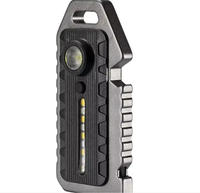 Senter LED Gantungan Kunci Mini Serbaguna Tipe-C Dapat Diisi Ulang Dapat Diredupkan Portabel EDC Luar Ruangan Berkemah Mendaki Bepergian Bersepeda