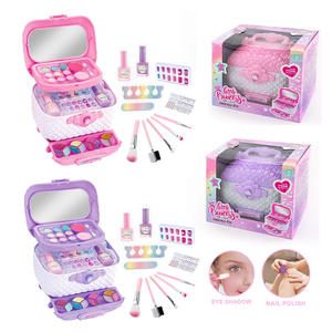 Caja <span class=keywords><strong>de</strong></span> Maquillaje <span class=keywords><strong>de</strong></span> Princesa No Tóxico Set <span class=keywords><strong>de</strong></span> Arte <span class=keywords><strong>para</strong></span> <span class=keywords><strong>Uñas</strong></span> Regalo <span class=keywords><strong>para</strong></span> Niños <span class=keywords><strong>Kit</strong></span> <span class=keywords><strong>de</strong></span> Maquillaje Infantil <span class=keywords><strong>para</strong></span> Niña con Brocha - Product Image 2