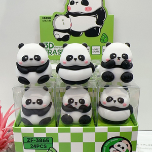 Dễ thương phim hoạt hình Silicone Panda bút kế hoạch, Gấu Trúc Nhỏ chuyển Bút Dao, chất béo gấu trúc khổng lồ trang trí bút chì dao - Product Image 2
