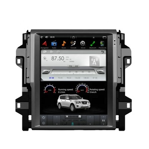 12.1 inch màn hình thẳng đứng xe Stereo đài phát thanh GPS navigation cho Toyota Fortuner /Revo 2016-Auto A/C - Product Image 3
