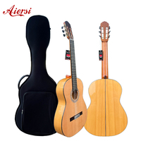 Gitar Klasik Flamenco Aiersi Brand Laris Manis, Full Solid Cedar Top, 39 Inch, untuk Instrumen Profesional