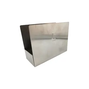 Многофункциональный индивидуальный квадратный металлический держатель для салфеток для ресторана, современные роскошные коробки для салфеток