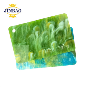 Lastra Acrilica Jinbao Spessore 3MM con Motivo a Flusso Colorato/Cielo Stellato Perlato/Nuvola di Marmo PMMA per Portachiavi/Decorazione/Amuleto - Product Image 2