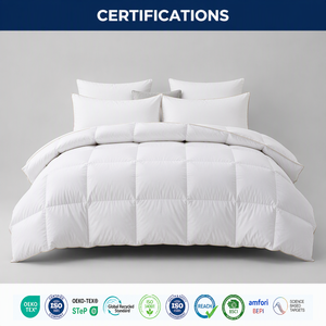 Hot Selling OEM <strong>King</strong> Size Bedding Luxury Quality Hotel Polyester Bed <strong>Comforter</strong> Sets Wholesale - Product Image 5