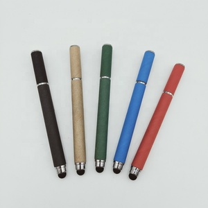 エコスタイラスペン付き販促用キャップアクションショートミニペーパーボールペン - Product Image 4