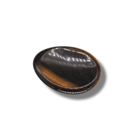 Top Qualité Ruby Zoisite Worry Stone Rock Crystal Thumb Stone Pierre de poche pour la guérison de la thérapie énergétique de l'agate élégante