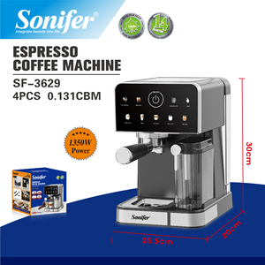 Machine à café expresso professionnelle Sonifer SF-3629 <span class=keywords><strong>avec</strong></span> réservoir à lait amovible et auto-nettoyant pour bureau et café - Product Image 3