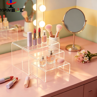 Nouvel Arrivage : Excellent Ensemble de Présentoirs Alimentaires en Acrylique, Modèles Cube Emboîtables et Rehausseurs, pour Mariages, Livré en Boîte