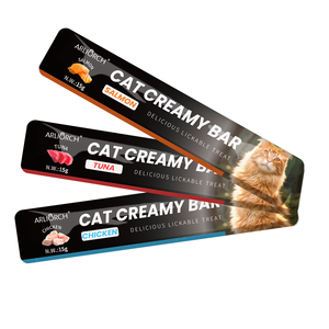 Snacks para Mascotas, Comida para Gatos, Tiras de Pollo, Comida Húmeda, Carne Fresca, Bolsa de Comida para Gatos de 15g, Salmón y Pez Dorado HANOU, Alto Contenido de Proteínas, Salud Digestiva - Product Image 3