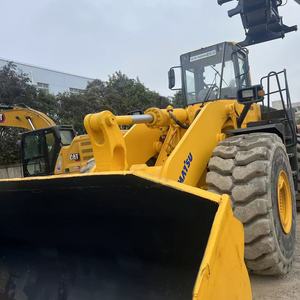 Chargeuse sur pneus Komatsu WA500 WA470 d'occasion haute performance pour le transport en entrepôt logistique portuaire et le chargement de matériaux - Product Image 3