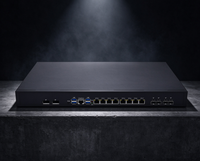 E5 V4 C612 8XI226V 10G SFP/2 10G SFP Pfsense OPNsense Perangkat Jaringan E5V4 1U Rackmount Firewall Router PC