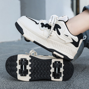 Chaussures à roulettes pour enfants avec roues lumineuses EVA pour le patinage en extérieur - Product Image 3