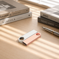 Clé USB promotionnelle en métal MINI personnalisable, 4 Go-128 Go, avec logo OEM, USB 2.0, garantie 5 ans, vente en gros, nouveauté