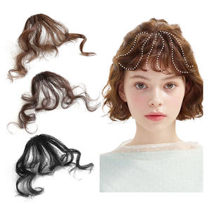 Shinein Wispy Clip en <span class=keywords><strong>fausse</strong></span> <span class=keywords><strong>frange</strong></span> <span class=keywords><strong>frange</strong></span> Extension de morceau de <span class=keywords><strong>cheveux</strong></span> <span class=keywords><strong>cheveux</strong></span> humains naturel bouclé Air avant <span class=keywords><strong>frange</strong></span> de <span class=keywords><strong>cheveux</strong></span> pour les femmes - Product Image 1