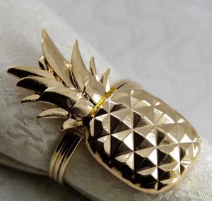 แหวนรองผ้าเช็ดปากแบบตาข่าย ดีไซน์หรูหรา สีทองสดใส ชุบทอง สไตล์ตะวันตก ทำจากทองเหลือง สำหรับตกแต่ง - Product Image 5