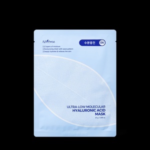 [Isntree] Masque en tissu à l'acide hyaluronique ultra basse molécule (10 unités) pour une hydratation profonde et des fibres repulpantes - Product Image 1
