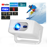 Proyector Portátil Magcubic Overseas Stock HY300Max con Enfoque Automático, 200ANSI, WiFi6, Compatible con 8K HD, Cine en Casa y al Aire Libre