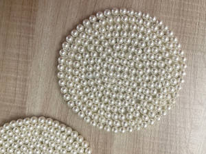 2025 High Value High Level Manufacturer Wholesale High Quality Hand Made Beaded <b>Mug</b> Rug Beads Table Mat Coasters Custom Design - Product Image 5