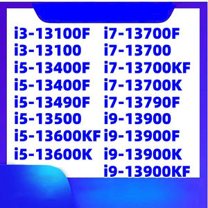CPU 13e génération I3 13100F 13100 13400F 13400 I5 13500 13600KF 13600K I7 13700F <span class=keywords><strong>13700</strong></span> 13700KF <span class=keywords><strong>13700K</strong></span> <span class=keywords><strong>13700</strong></span> I9 13900KF 13900K 13900 - Product Image 1