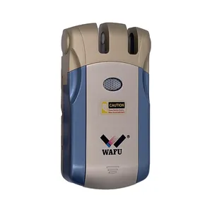 WAFU WF-019 Intelligent Home Security Smart Door Lock Keyless Entry With 4 Remote Control Keys Remote Control Lock Cylinders