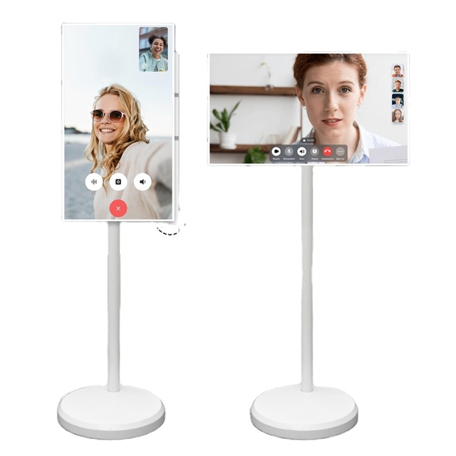 21.5 Inch Wireless Portable Tv Rotating Smart Mobile TV Built-in 6000MAH Battery Touch Screen Display With 128GB Memory Capacity