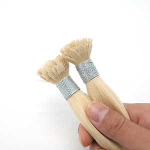 Extensioni per capelli umani vergini a doppia trama con punta a ventaglio Y Ultra, pre-incollate con cheratina - Product Image 2