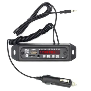 Scheda di decodifica USB/TF/AUX per auto FM/MP3 formato BT 5.0 12V