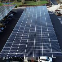 Struktur Kanopi Surya Kustom TLWY, Sistem Surya Kanopi, Pergola Parkir, Struktur Rak Parkir, Kanopi Aluminium Surya