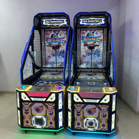 Machine de jeu de basket vidéo en métal Transform Alliance, jeu d'arcade à monnayeur avec interface en anglais, design pliable pour