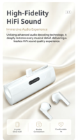 Écouteurs sans fil intra-auriculaires stéréo 2-en-1 à succès, avec batterie longue durée 5.1 2000-3000mAh, Type-C, pour usage quotidien en extérieur, EsportsChanger