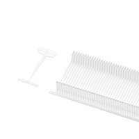 Accessoires de vêtement, épingle standard en plastique pour étiquette micro-espace