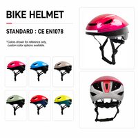 Nouveau casque de vélo Arrvia avec éclairage avant et arrière, couleur personnalisée OEM, certifié CE EN1078, pour cyclisme sur route, moulage privé, adulte