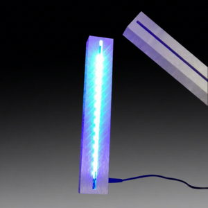 Factory sale <b>black</b> finish led edge lit lighted base for <b>acrylic</b>/led sign base/sign base - Product Image 1