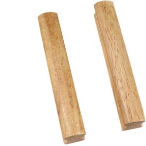 Poignées de meubles en bois en forme de barre, design minimaliste, quincaillerie de cuisine durable, tirants de tiroir en bois - Product Image 6