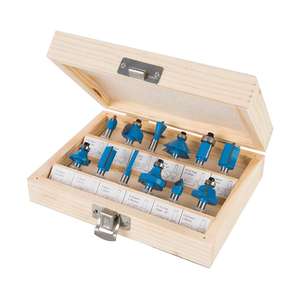 Silverline 1/4 "TCT Router Bit Set 12pce 1/4" - Product Image 1