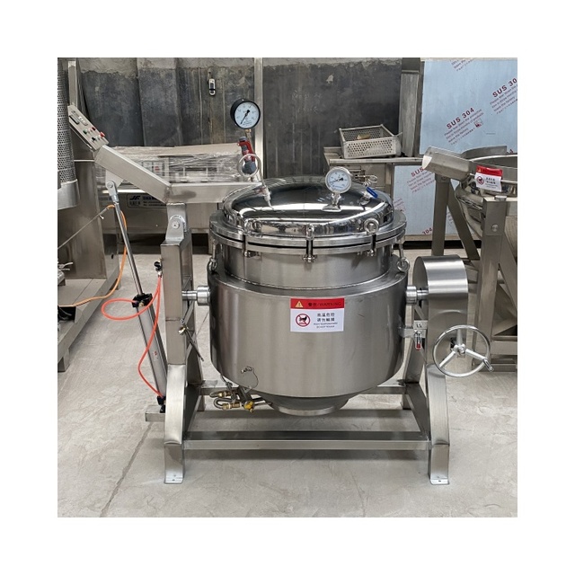 50L-600L Safety Jam Cooking Jacketed Kettle Marmita Industrial Double Jacket Pot