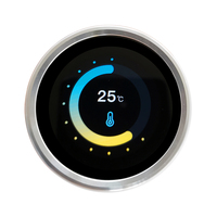 Solución de Pantalla de Control para Vehículos Wisecoco, Pantalla Redonda Inteligente de 1.52 Pulgadas con Interruptor Giratorio y Codificador UART Personalizado