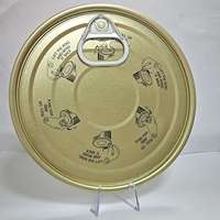 603 # (153,4 mm) Extrémité à ouverture facile (EOE) chromée pour boîtes de conserve pour animaux de compagnie – Vente en gros