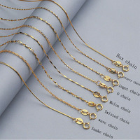 7 Model Kalung Emas 18K Asli Desain Berbeda Panjang Kalung Lapis Emas Wanita